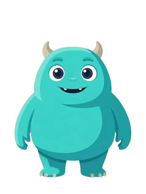 Krea 2 Turbo character example — mascot style