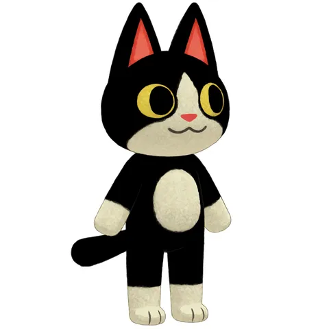 The single cartoon-cat upload all eight views were generated from